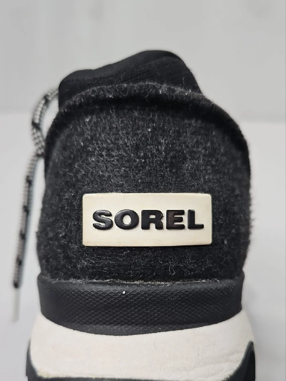 SOREL Women's Kinetic Lace Up Trainer Sneaker Shoes Black Gray US 9.5